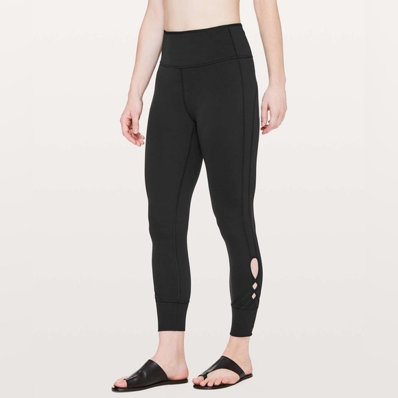 Lululemon Melodic Movement 7/8 Tight 25" inseam Black Size 2 - Picture 1 of 7